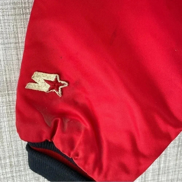 Vintage Starter Blackhawks jacket signed size small 1637 - Picture 8 of 16